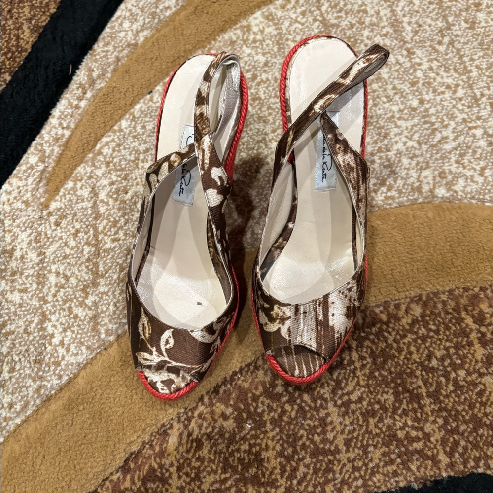 Oscar de la Renta wedges